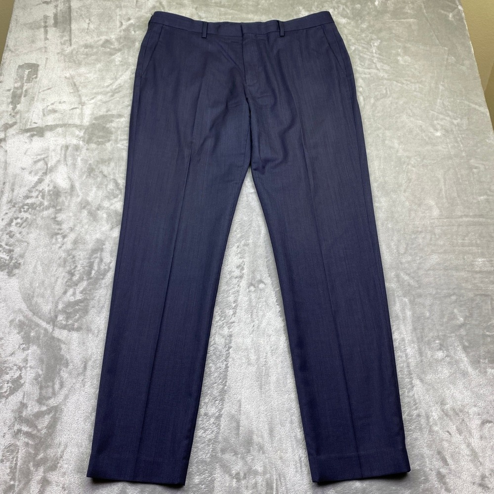J Crew Ludlow Slim-fit suit pant Italian worsted wool Blnd Sz 36 Fit 37.5"